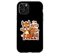 I'm Nuts About Fall Lover Cute Squirrel Autumn Womens Girls Case for iPhone 11 Pro