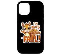 I'm Nuts About Fall Lover Cute Squirrel Autumn Womens Girls Case for iPhone 12/12 Pro