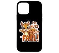 I'm Nuts About Fall Lover Cute Squirrel Autumn Womens Girls Case for iPhone 12 mini