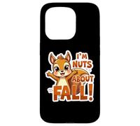 I'm Nuts About Fall Lover Cute Squirrel Autumn Womens Girls Case for iPhone 15 Pro