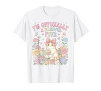 I'm Officially A Handful Five Pink Bow 5th Birthday Girls T-Shirt