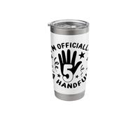 I'm Officially A Handful Happy Birthday 5th Party Stainless Steel Insulated Tumbler