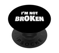 I'm Ok Broken Grief Keepsake Invisible Illness I'm Not Ok PopSockets Adhesive PopGrip