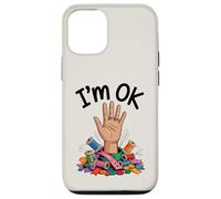 I'm OK Funny Sewing Chaos Crafting Humor Design Case for iPhone 12/12 Pro