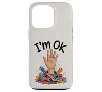 I'm OK Funny Sewing Chaos Crafting Humor Design Case for iPhone 13 Pro