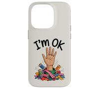 I'm OK Funny Sewing Chaos Crafting Humor Design Case for iPhone 14 Pro