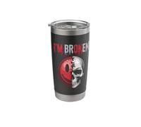 I'm Ok I'm Broken Tshirt Invisible Illness Mental Health Stainless Steel Insulated Tumbler