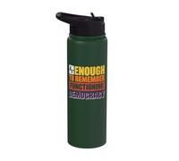 I'm Old Enough to Remember Functioning Democracy Stainless Steel Insulated Water Bottle