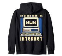 I'm Older Than The WWW Internet Zip Hoodie
