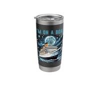 Im On A Boat Cruise Ship Vacation Group Matching Stainless Steel Insulated Tumbler