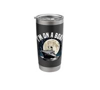 Im On A Boat Cruise Ship Vacation Group Matching Stainless Steel Insulated Tumbler