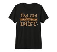 I'm on a Fast Food Diet - Deer Hunter Premium T-Shirt