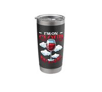 I'm On Cloud Wine Funny Wine Lover Stainless Steel Insulated Tumbler