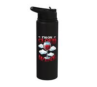I'm On Cloud Wine Funny Wine Lover Stainless Steel Insulated Water Bottle