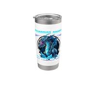 I'm On My Second Guardian Angel My First One Quit Dragon Stainless Steel Insulated Tumbler