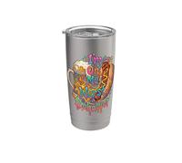 Im On My Wurst Behavior Funny Beer Retro 70s Vintage Stainless Steel Insulated Tumbler