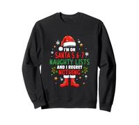 I'm On Santa's 6-7 Naughty Lists And Regret Nothing Xmas Sweatshirt