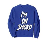 I'm On Smoko Funny Australia The Chats Straya Aussie Punk Sweatshirt, Adult Unisex, Royal Blue, XX-Large