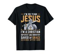 I'm on Team Jesus Christ I'm Knight Christian Believer God Value Graphic T-Shirt