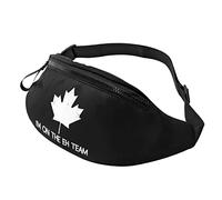 I'm On The Eh Team Canada Canadian Casual Fanny Pack Men's and Women's Leisure Sports Waist Bag Sports Day Exercise Gift