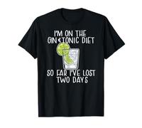 I'm ON The Gin & Tonic Diet I've Lost 2 Days Joke Meme T-Shirt