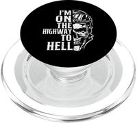 I'm On The Highway To Hell - Biker Motorcycle Motorcycling PopSockets PopGrip for MagSafe