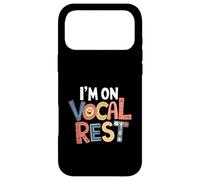 I'm On Vocal Rest Singer Voice Recovery - Case for iPhone 17 Pro Max