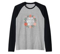 I'm On Vocal Rest Singer Voice Recovery ------ Raglan Baseball Tee