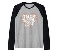 I'm On Vocal Rest Singer Voice Recovery ----- Raglan Baseball Tee