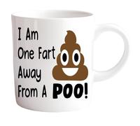 I'm One Fart... Funny Mug for Birthday Gift Present Secret Santa Christmas Mum Dad Son Daughter Father's Day Mother's Day Anniversary Wife Husband Girlfriend Boyfriend