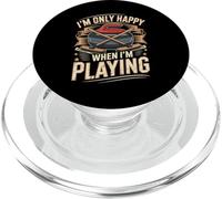 Im Only Happy When Im Playing Curling Lover PopSockets PopGrip for MagSafe