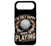 Im Only Happy When Im Playing Golf Game Sport Case for iPhone Air