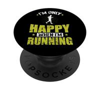 I'm only happy when I'm Running PopSockets Adhesive PopGrip