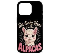 I'm Only Here For The Alpacas Farm Case for iPhone 16 Pro