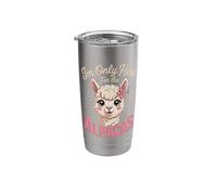 I'm Only Here for The Alpacas Farm Stainless Steel Insulated Tumbler