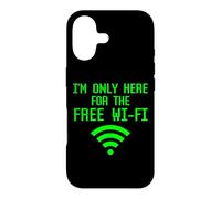 I'm Only Here For The Free Wifi Funny Internet Marketer G ase for iPhone 17