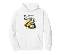 I'm Only Here For The Tacos Raccoon Taco Lover Pullover Hoodie