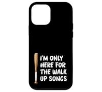 I'm Only Here For Walk Up Songs Baseball Player Fan Dad Mom Case for iPhone 12 mini