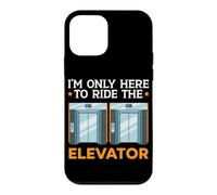 I'm Only Here To Ride The Elevator Technician Elevator Case for iPhone 12 mini