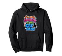 I'm Only Speaking To My Cat Today Funny Cat Saying Pullover Hoodie