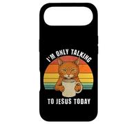 I'm Only Talking To Jesus Today Cat Coffee Case for iPhone Air