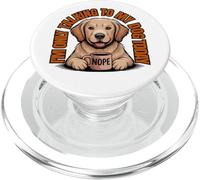 I'm Only Talking To My Dog Today Cute Golden Retriever PopSockets PopGrip for MagSafe