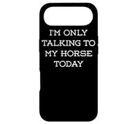 I'm only talking to my horse Today, horses riding horse Case for iPhone Air