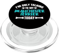I'm Only Talking To My Manchester Terrier Today PopSockets PopGrip for MagSafe