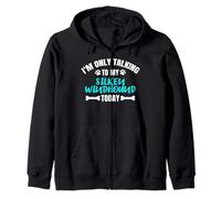 I'm Only Talking To My Silken Windhound Today Zip Hoodie