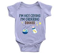 Im Ordering Dinner Baby Boy Babygrow Funny Food Joke Milk New Born Gift