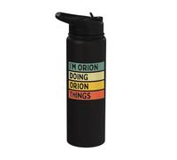 I'm Orion Doing Orion Things Funny Personalized Quote Stainless Steel Insulated Water Bottle