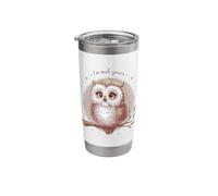 I'm Owl Yours Cute Romantic Pun Stainless Steel Insulated Tumbler