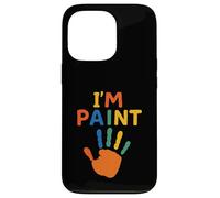 I'm Paint Finger Painting Art Kids Colorful Finger Paint Case for iPhone 13 Pro