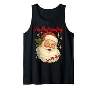 I'm Participating Leave Me Alone Ugly Christmas Sweater Tank Top